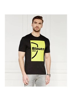BLAUER T-shirt | Regular Fit ze sklepu Gomez Fashion Store w kategorii T-shirty męskie - zdjęcie 184323338