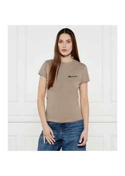 Karl Lagerfeld Jeans T-shirt | Slim Fit ze sklepu Gomez Fashion Store w kategorii Bluzki damskie - zdjęcie 184323645