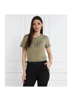 Pinko T-shirt | Regular Fit ze sklepu Gomez Fashion Store w kategorii Bluzki damskie - zdjęcie 184323655