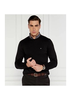 Calvin Klein Sweter | Classic fit | z dodatkiem jedwabiu ze sklepu Gomez Fashion Store w kategorii Swetry męskie - zdjęcie 184323968