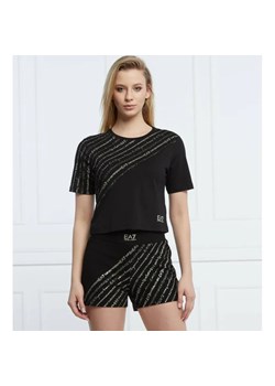 EA7 T-shirt | Cropped Fit ze sklepu Gomez Fashion Store w kategorii Bluzki damskie - zdjęcie 184324048
