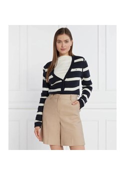 Tommy Hilfiger Wełniany kardigan | Regular Fit ze sklepu Gomez Fashion Store w kategorii Swetry damskie - zdjęcie 184324085