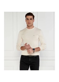 Calvin Klein Sweter | Classic fit | z dodatkiem jedwabiu ze sklepu Gomez Fashion Store w kategorii Swetry męskie - zdjęcie 184324105