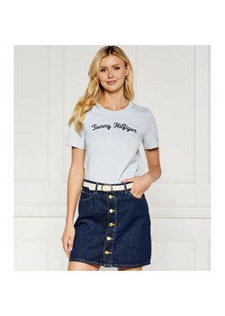 Tommy Hilfiger T-shirt | Regular Fit ze sklepu Gomez Fashion Store w kategorii Bluzki damskie - zdjęcie 184324116