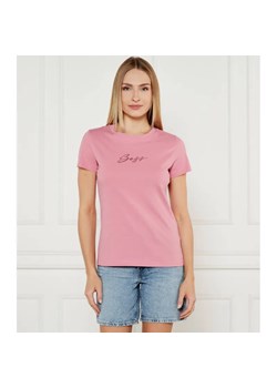 BOSS ORANGE T-shirt C_Esogo_2_MA_crystal | Regular Fit ze sklepu Gomez Fashion Store w kategorii Bluzki damskie - zdjęcie 184324407