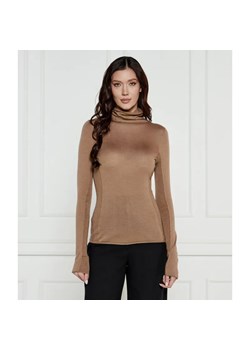 Pinko Wełniany golf SACRO DOLCEVITA | Slim Fit | z dodatkiem jedwabiu ze sklepu Gomez Fashion Store w kategorii Swetry damskie - zdjęcie 184324648