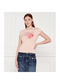 GUESS T-shirt STRAWBERRY | Slim Fit ze sklepu Gomez Fashion Store w kategorii Bluzki damskie - zdjęcie 184324675