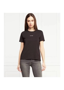 Calvin Klein T-shirt | Regular Fit ze sklepu Gomez Fashion Store w kategorii Bluzki damskie - zdjęcie 184324746