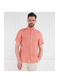 Tommy Hilfiger Lniana koszula PIGMENT DYED LINEN RF SHIRT S/S | Regular Fit ze sklepu Gomez Fashion Store w kategorii Koszule męskie - zdjęcie 184324869