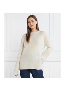 Tommy Hilfiger Wełniany sweter BOAT-NK | Relaxed fit ze sklepu Gomez Fashion Store w kategorii Swetry damskie - zdjęcie 184324975