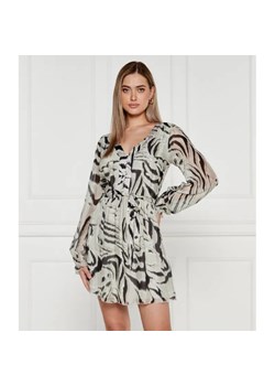 GUESS Sukienka z paskiem MARCELLE | z dodatkiem jedwabiu ze sklepu Gomez Fashion Store w kategorii Sukienki - zdjęcie 184325077