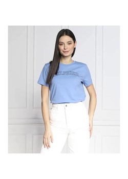 Tommy Hilfiger T-shirt TONAL | Regular Fit ze sklepu Gomez Fashion Store w kategorii Bluzki damskie - zdjęcie 184325238