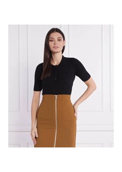 Trussardi Wełniane polo | Slim Fit | z dodatkiem kaszmiru ze sklepu Gomez Fashion Store w kategorii Bluzki damskie - zdjęcie 184325327