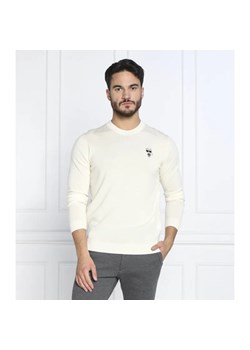 Karl Lagerfeld Wełniany sweter | Regular Fit ze sklepu Gomez Fashion Store w kategorii Swetry męskie - zdjęcie 184325398
