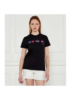 Karl Lagerfeld T-shirt IKON | Regular Fit ze sklepu Gomez Fashion Store w kategorii Bluzki damskie - zdjęcie 184325596