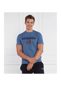 Napapijri T-shirt s-ayas | Regular Fit ze sklepu Gomez Fashion Store w kategorii T-shirty męskie - zdjęcie 184325599