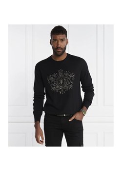 John Richmond Wełniany sweter | Regular Fit ze sklepu Gomez Fashion Store w kategorii Swetry męskie - zdjęcie 184325605
