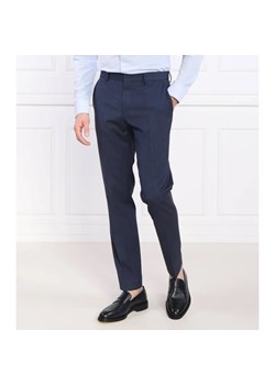 BOSS BLACK Wełniane spodnie H-Genius-MM-224 | Slim Fit ze sklepu Gomez Fashion Store w kategorii Spodnie męskie - zdjęcie 184325609