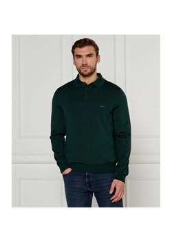 BOSS BLACK Wełniane polo Bono-L | Regular Fit ze sklepu Gomez Fashion Store w kategorii T-shirty męskie - zdjęcie 184325745