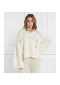 TWINSET Sweter | Oversize fit | z dodatkiem wełny ze sklepu Gomez Fashion Store w kategorii Swetry damskie - zdjęcie 184325989