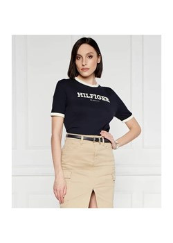 Tommy Hilfiger T-shirt | Regular Fit ze sklepu Gomez Fashion Store w kategorii Bluzki damskie - zdjęcie 184326036