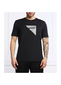 HUGO T-shirt Dagile_X | Slim Fit ze sklepu Gomez Fashion Store w kategorii T-shirty męskie - zdjęcie 184326059