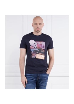 GUESS T-shirt SUNSET FLOWER | Slim Fit ze sklepu Gomez Fashion Store w kategorii T-shirty męskie - zdjęcie 184326117