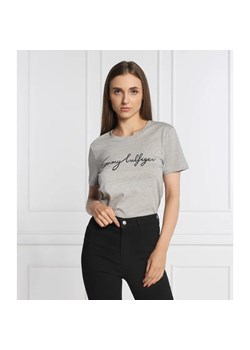 Tommy Hilfiger T-shirt | Regular Fit ze sklepu Gomez Fashion Store w kategorii Bluzki damskie - zdjęcie 184326255
