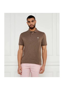 BOSS ORANGE Polo Pe_linenlogo | Regular Fit | z dodatkiem lnu ze sklepu Gomez Fashion Store w kategorii T-shirty męskie - zdjęcie 184326298
