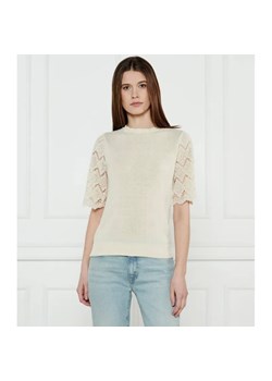 TWINSET Lniany sweter | Regular Fit ze sklepu Gomez Fashion Store w kategorii Swetry damskie - zdjęcie 184326757
