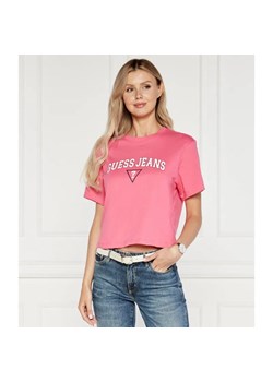 Guess Jeans T-shirt BOXY | Cropped Fit ze sklepu Gomez Fashion Store w kategorii Bluzki damskie - zdjęcie 184326885