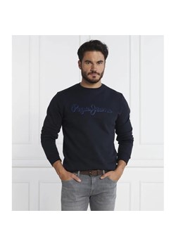 Pepe Jeans London Bluza RYAN CREW | Regular Fit ze sklepu Gomez Fashion Store w kategorii Bluzy męskie - zdjęcie 184326995