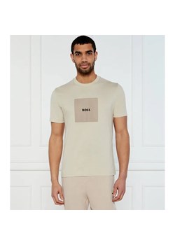 BOSS GREEN T-shirt Logo Rib | Regular Fit ze sklepu Gomez Fashion Store w kategorii T-shirty męskie - zdjęcie 184327009