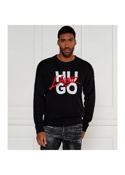 HUGO Sweter Semou | Loose fit ze sklepu Gomez Fashion Store w kategorii Swetry męskie - zdjęcie 184327099