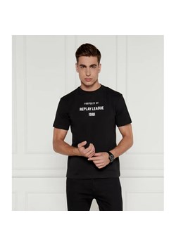 Replay T-shirt | Regular Fit ze sklepu Gomez Fashion Store w kategorii T-shirty męskie - zdjęcie 184327226
