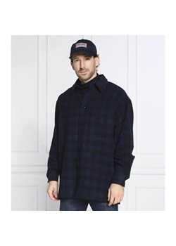 Kenzo Wełniana koszula | Oversize fit ze sklepu Gomez Fashion Store w kategorii Koszule męskie - zdjęcie 184327236