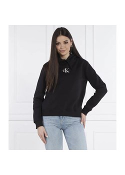 Calvin Klein Jeans Bluza monologo | Regular Fit ze sklepu Gomez Fashion Store w kategorii Bluzy damskie - zdjęcie 184327267