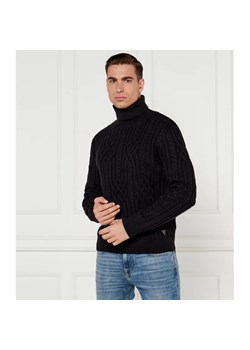 GUESS Golf EVANDER | Regular Fit | z dodatkiem wełny ze sklepu Gomez Fashion Store w kategorii Swetry męskie - zdjęcie 184327278
