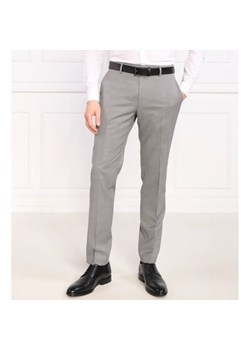 BOSS BLACK Wełniane spodnie H-Genius-MM-224 | Slim Fit ze sklepu Gomez Fashion Store w kategorii Spodnie męskie - zdjęcie 184327337
