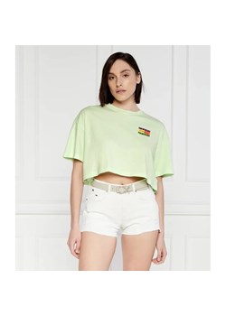 Tommy Jeans T-shirt Summer flag | Cropped Fit ze sklepu Gomez Fashion Store w kategorii Bluzki damskie - zdjęcie 184327356