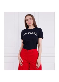 Tommy Hilfiger T-shirt | Regular Fit ze sklepu Gomez Fashion Store w kategorii Bluzki damskie - zdjęcie 184327427