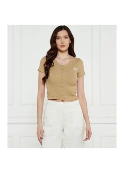 Guess Jeans Bluzka SNAP EMBRO | Cropped Fit ze sklepu Gomez Fashion Store w kategorii Bluzki damskie - zdjęcie 184327529