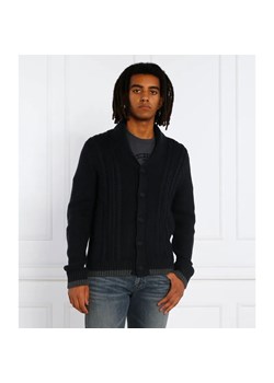 Armani Exchange Kardigan | Regular Fit | z dodatkiem wełny ze sklepu Gomez Fashion Store w kategorii Swetry męskie - zdjęcie 184327669