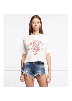 The Kooples T-shirt | Cropped Fit ze sklepu Gomez Fashion Store w kategorii Bluzki damskie - zdjęcie 184327726