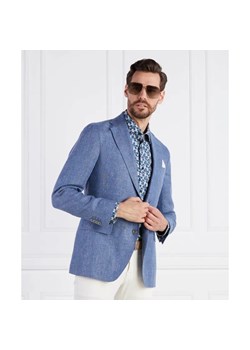 Oscar Jacobson Marynarka Fogerty Blazer | Regular Fit | z dodatkiem lnu ze sklepu Gomez Fashion Store w kategorii Marynarki męskie - zdjęcie 184327819