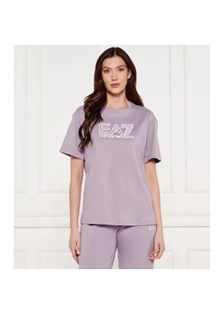 EA7 T-shirt | Relaxed fit ze sklepu Gomez Fashion Store w kategorii Bluzki damskie - zdjęcie 184327835