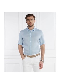 BOSS BLACK Lniana koszula S-LIAM-ken | Regular Fit ze sklepu Gomez Fashion Store w kategorii Koszule męskie - zdjęcie 184328075