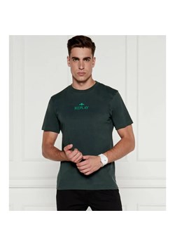 Replay T-shirt | Regular Fit ze sklepu Gomez Fashion Store w kategorii T-shirty męskie - zdjęcie 184328209