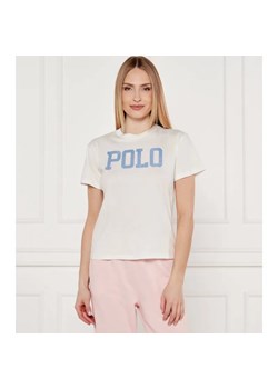 POLO RALPH LAUREN T-shirt | Regular Fit ze sklepu Gomez Fashion Store w kategorii Bluzki damskie - zdjęcie 184328686