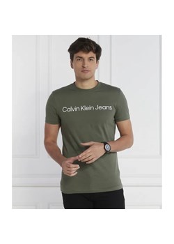 Calvin Klein Jeans T-shirt INSTITUTIONAL LOGO | Slim Fit ze sklepu Gomez Fashion Store w kategorii T-shirty męskie - zdjęcie 184328745